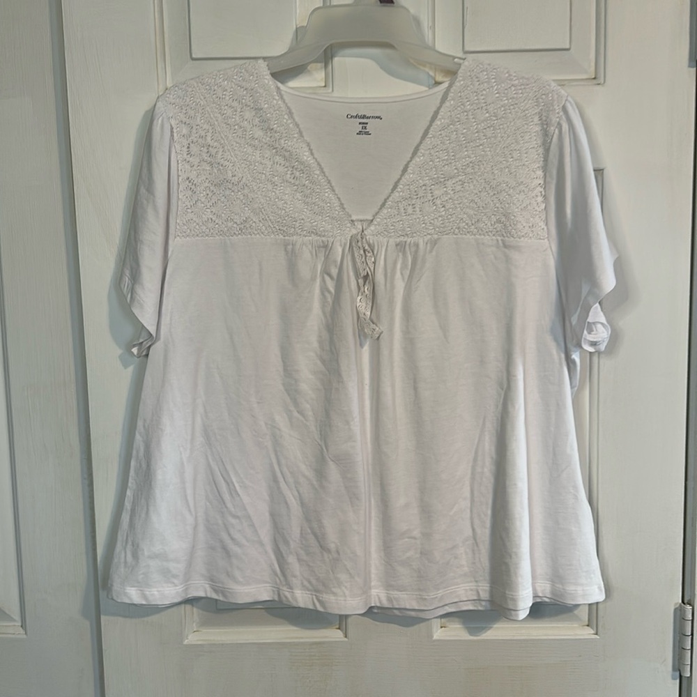 Croft & Borrow White Top size 3x